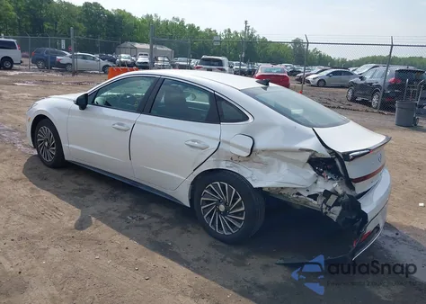 2022 Hyundai Sonata Hybrid Sel из США, поврежденный, VIN KMHL34JJ5NA047444